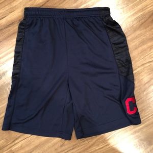 MLB Youth L Shorts Blue Cleveland Indians Shorts